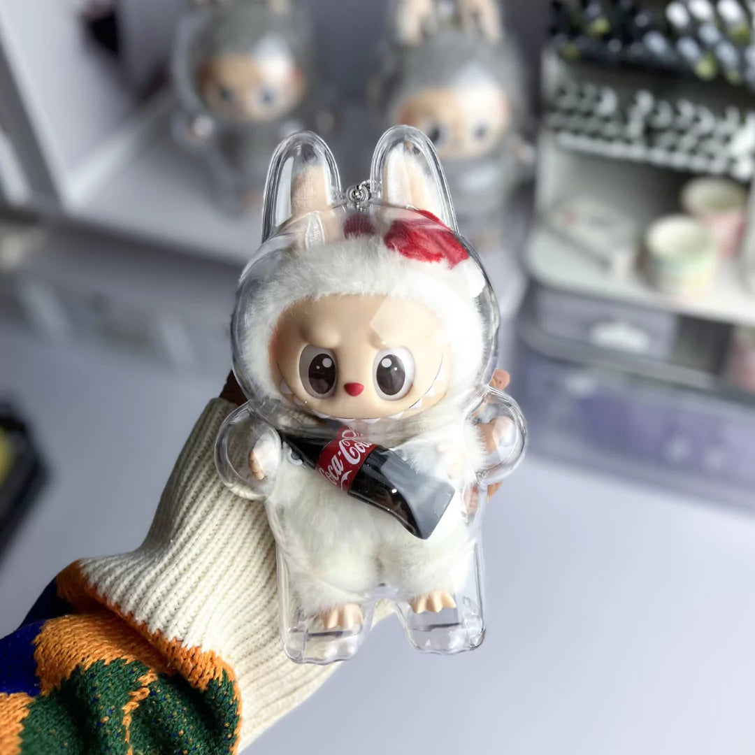 Transparent Protective Shell Case for Displaying Dolls