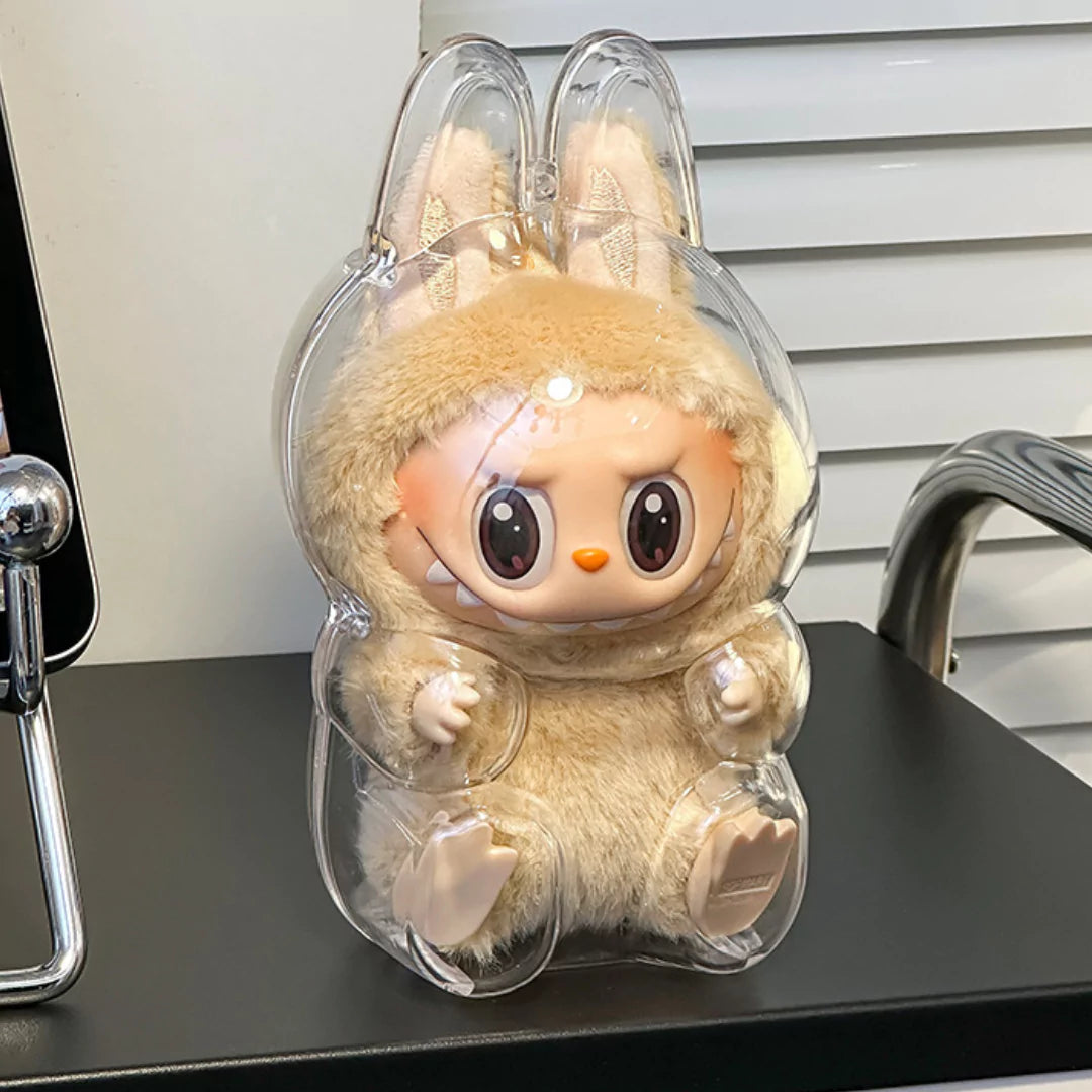 Transparent Protective Shell Case for Displaying Dolls