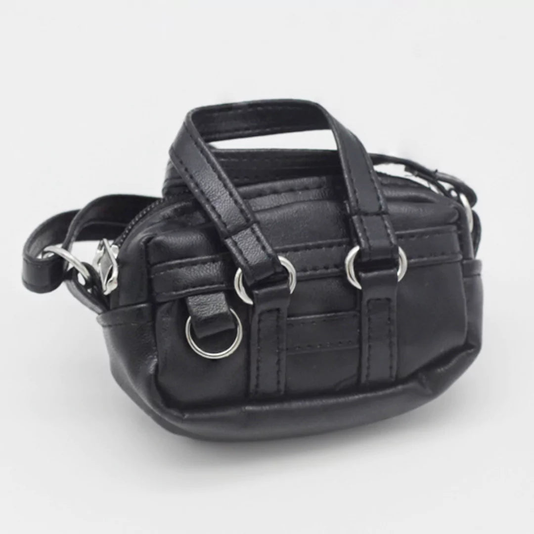 Faux Leather Mini Satchel for Dolls