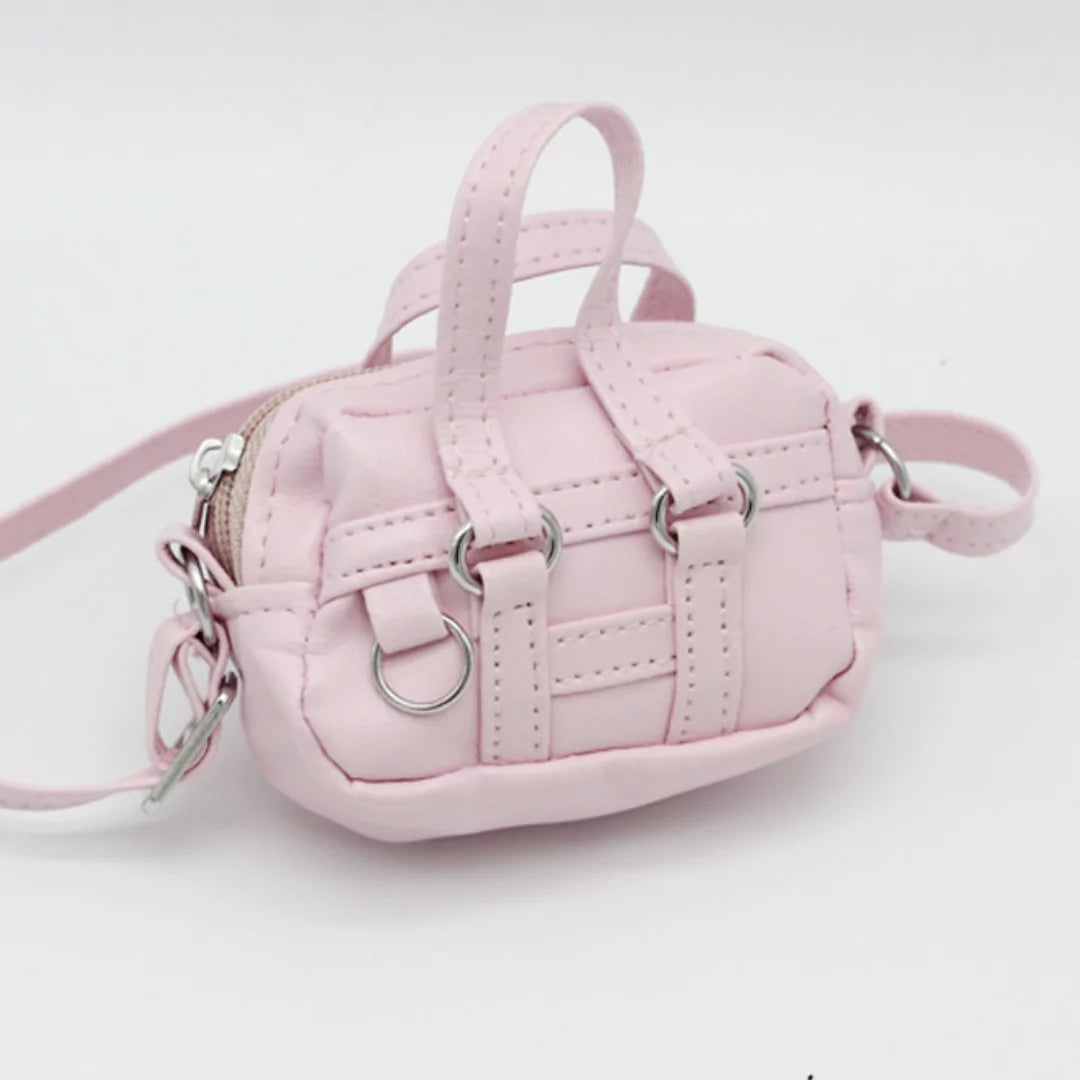 Faux Leather Mini Satchel for Dolls