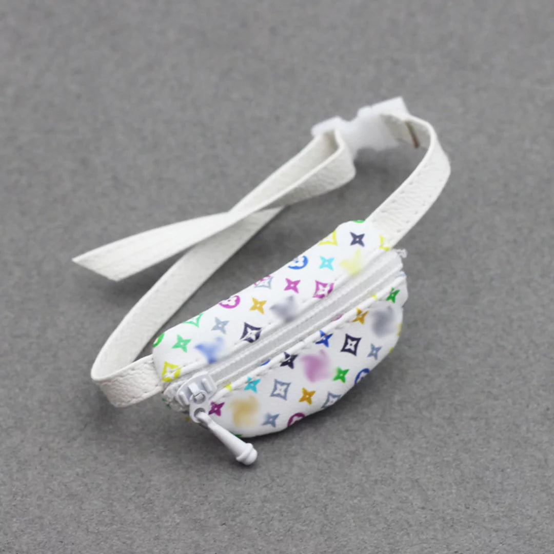 Mini Luxury-Inspired Crossover Bag for Dolls
