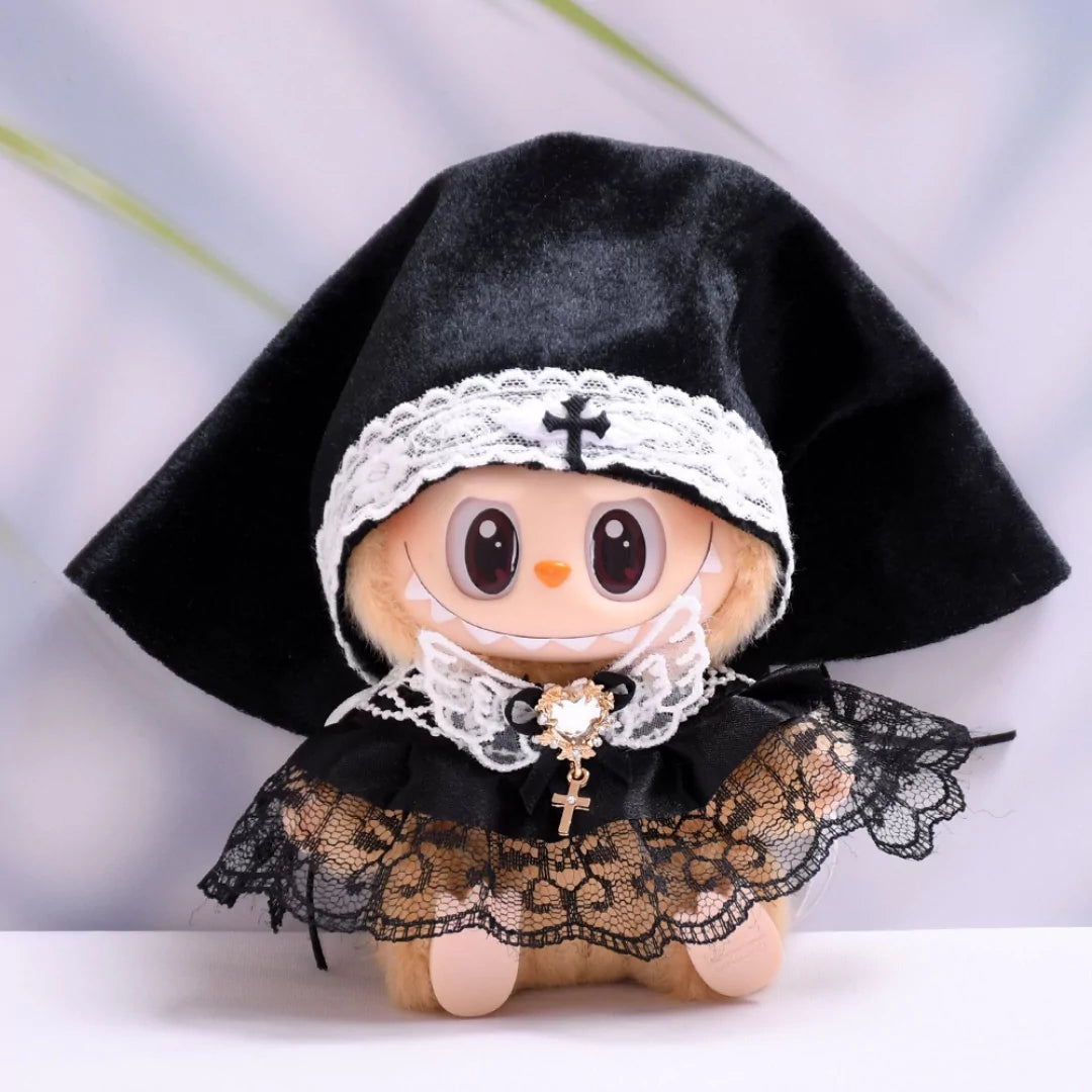 Traje navideño acogedor de Labubu