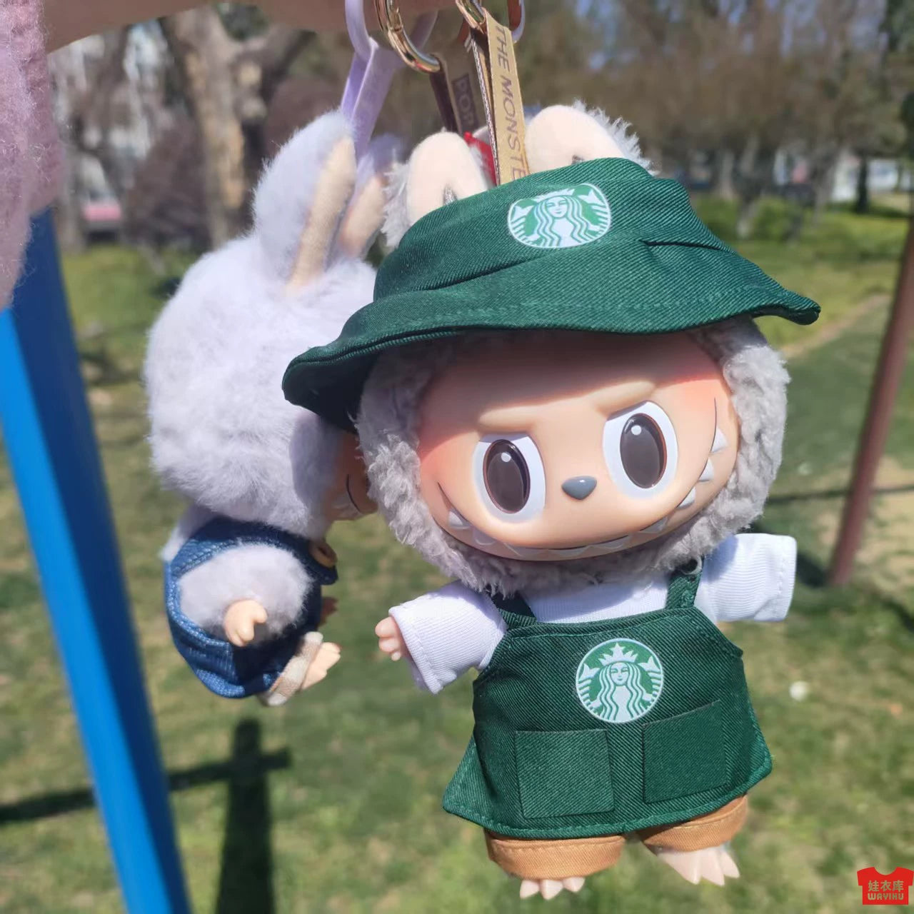 Starbucks Uniform Outfit for Labubu