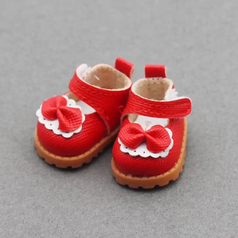 Handmade Bow-Knot Shoes for Dolls