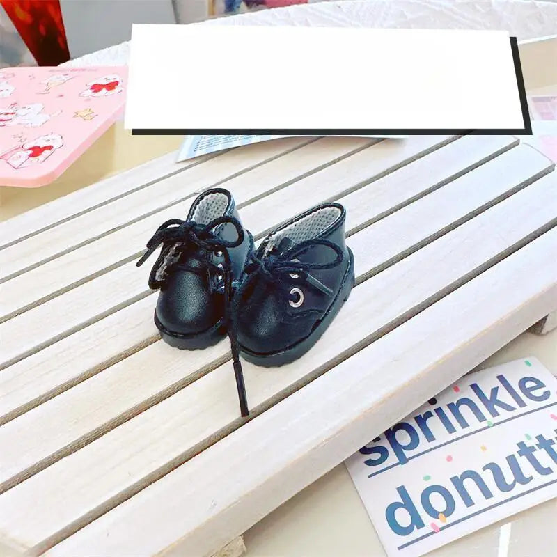 Handmade Mini Leather Boots for Dolls