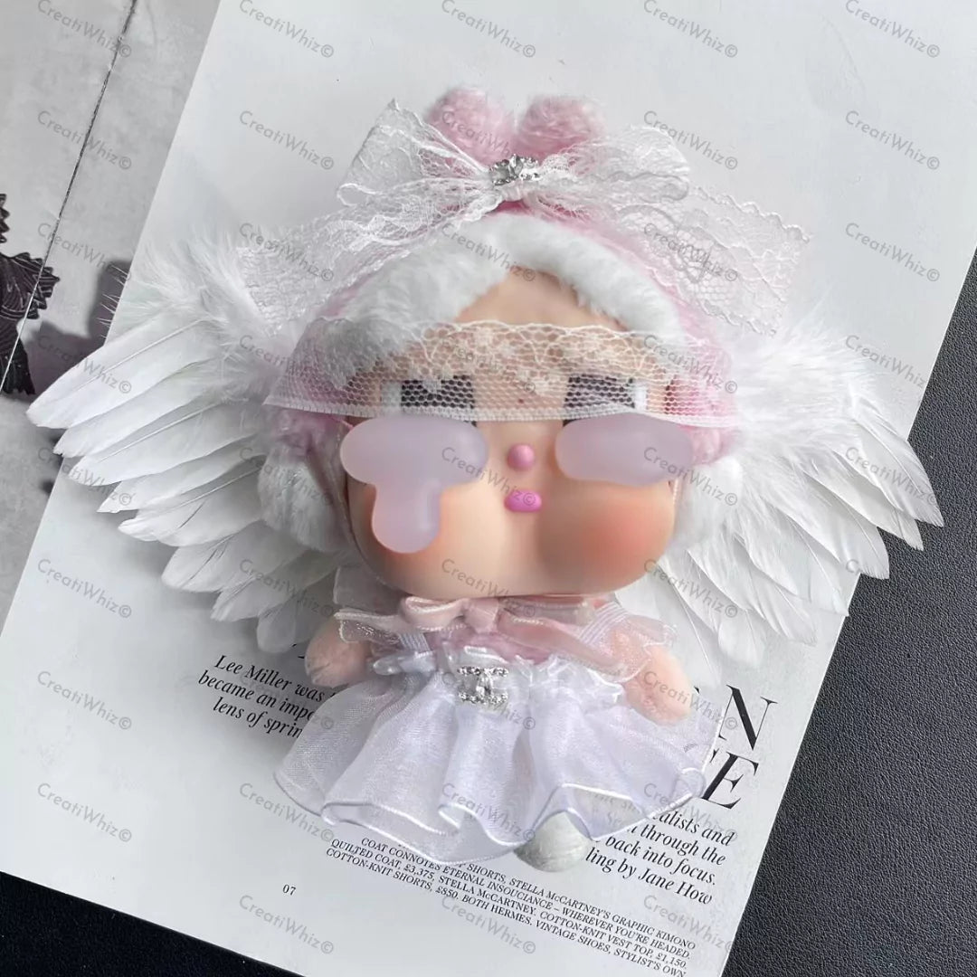 Handmade Designer-Style White Angel Outfit