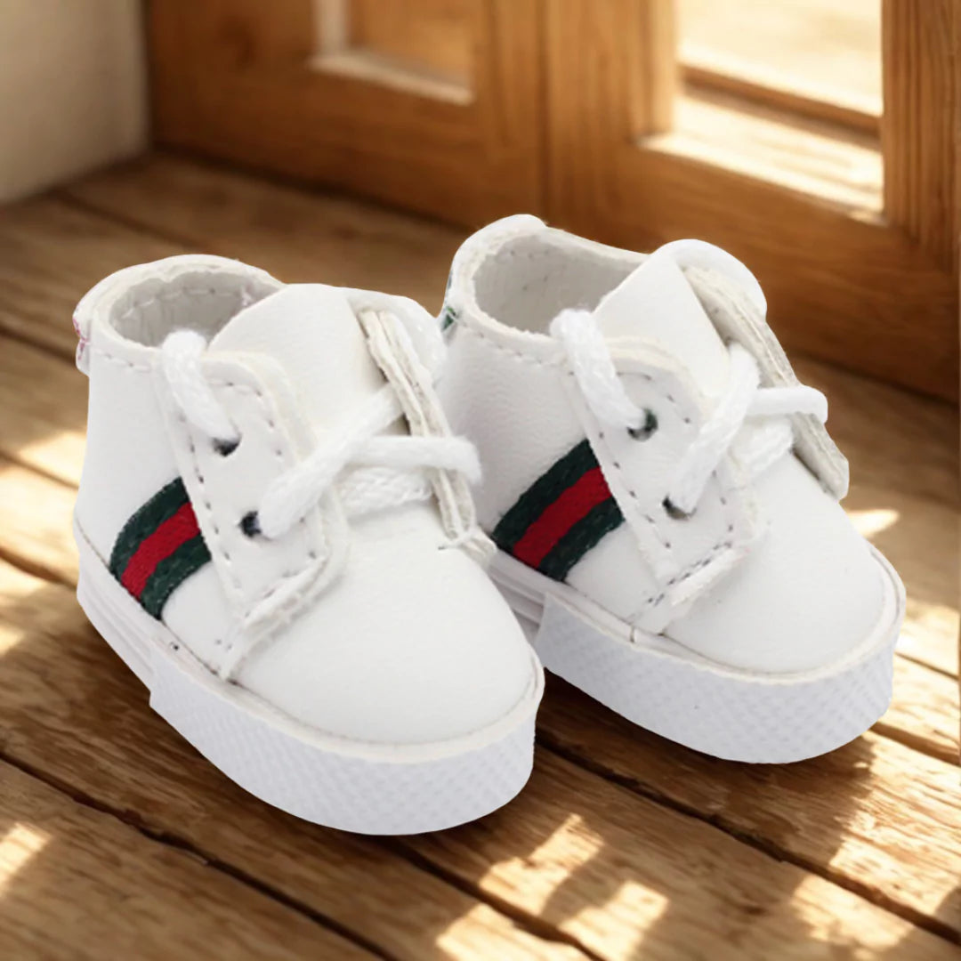 Sporty Stripe Sneakers for Dolls