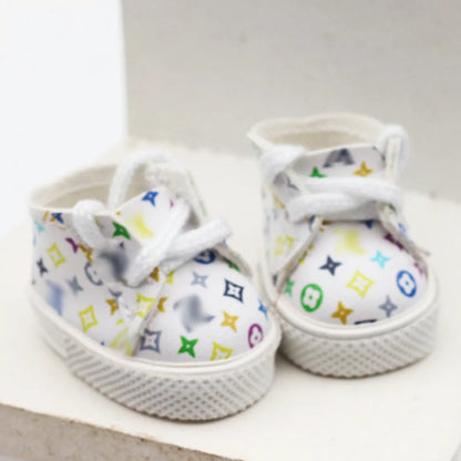 Sporty Stripe Sneakers for Dolls