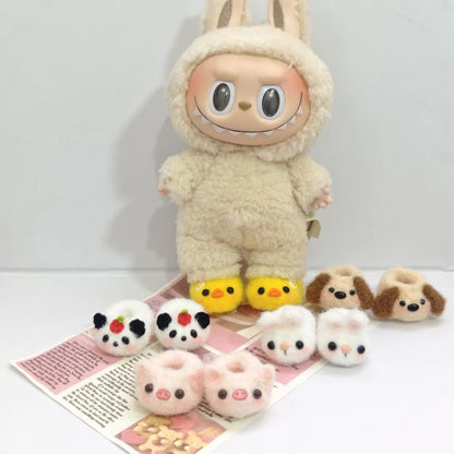 Handmade Animal Slippers for dolls