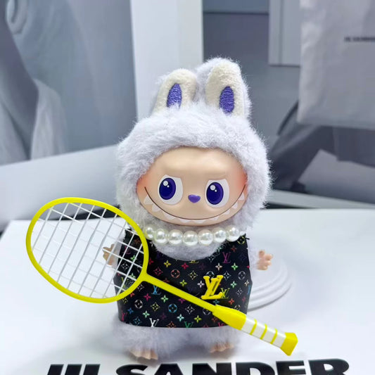 Handmade Luxury-Inspired Badminton Outfit