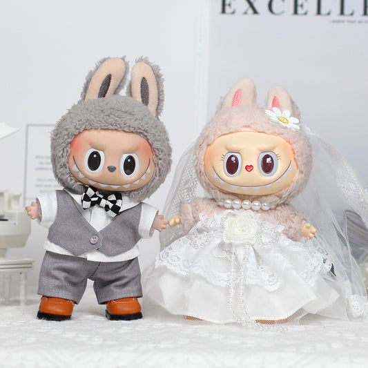 Wedding dress wedding for Labubu