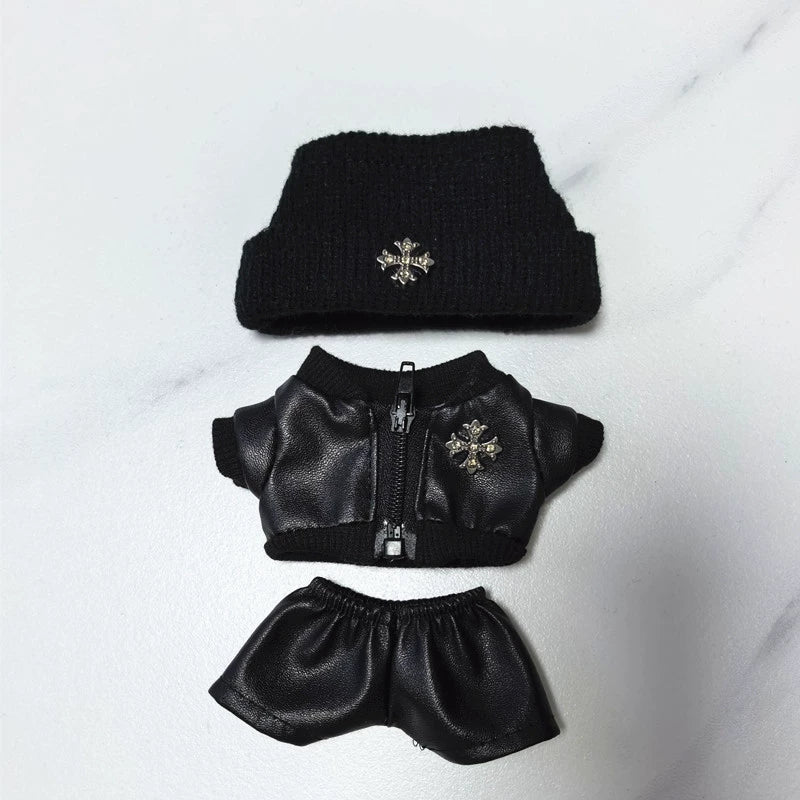 Cool Leather Outfit for Labubu