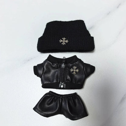 Cool Leather Outfit for Labubu