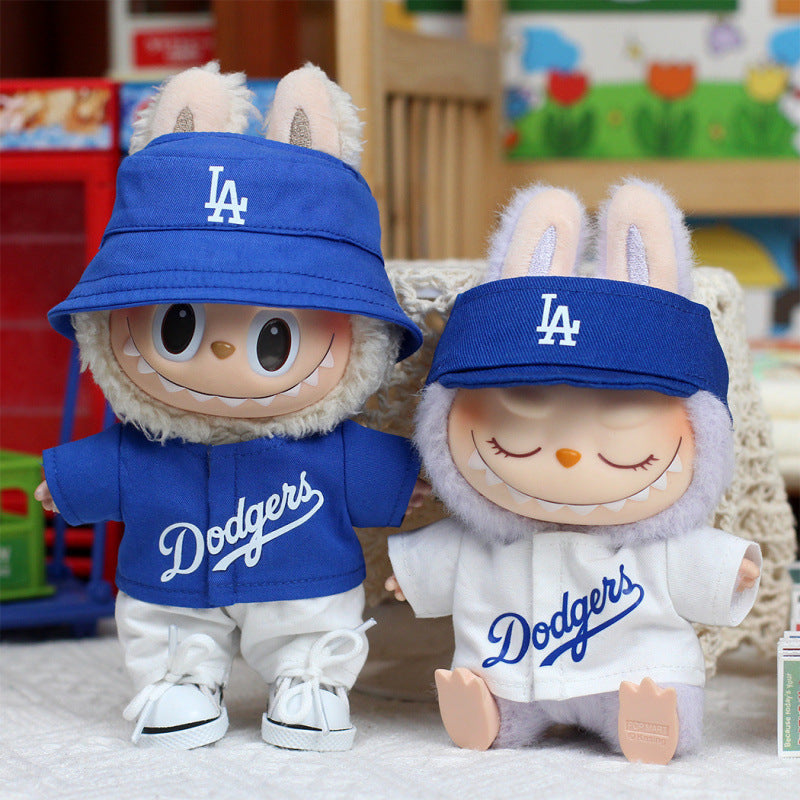 Baseball outfits for Labubu