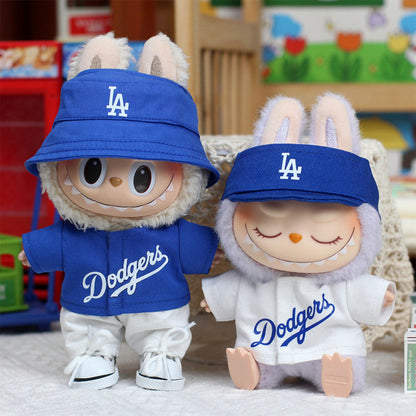 Baseball outfits for Labubu