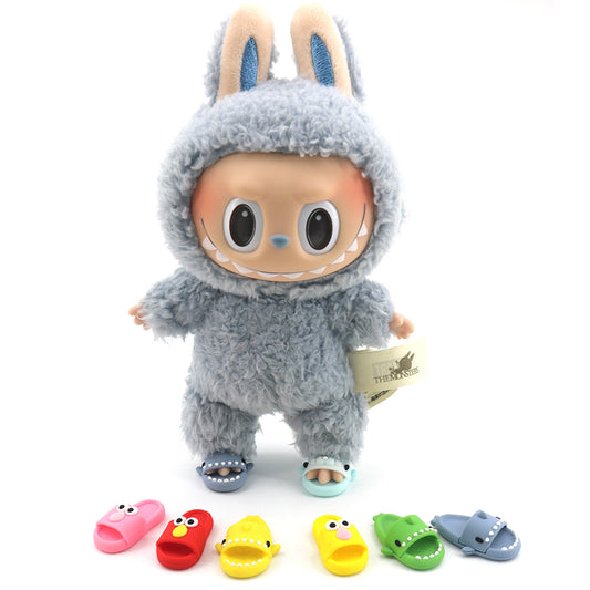Mini Shark Slippers for Dolls