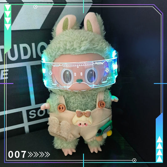 Mini Cyberpunk Glasses for Dolls