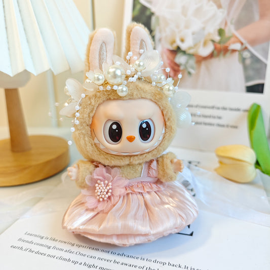 Wedding dresses outfits for Labubu