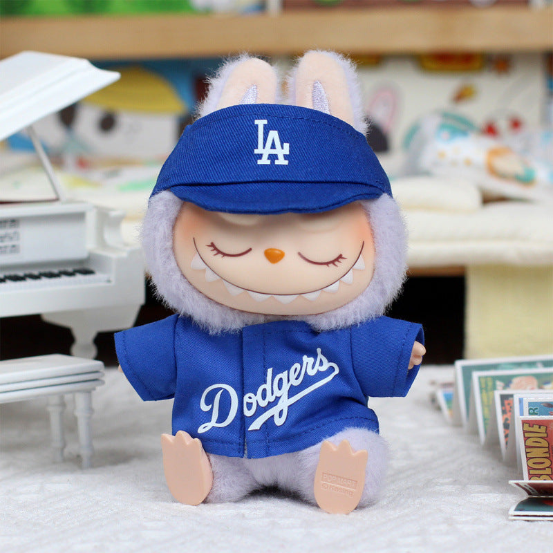 Baseball outfits for Labubu