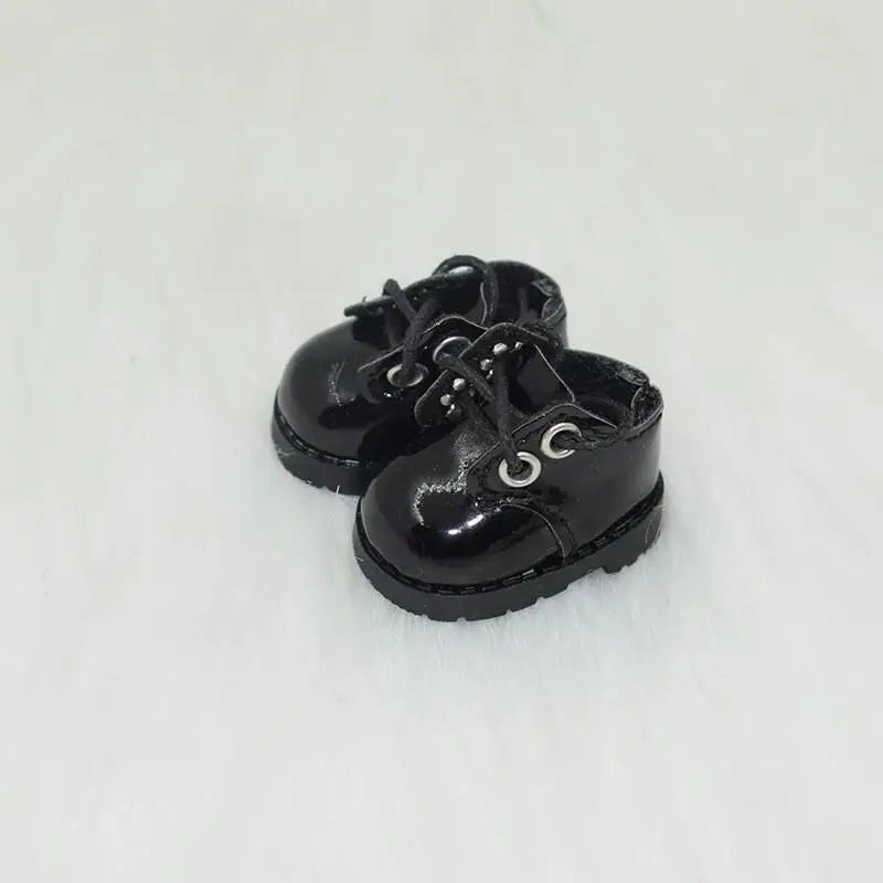 Handmade Mini Leather Shoes for Dolls