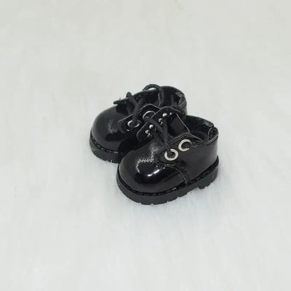 Handmade Mini Leather Shoes for Dolls