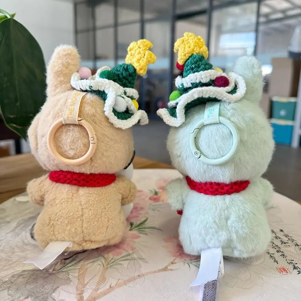 Handmade-Xmas Tree Hat & Scarf Set